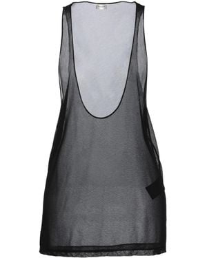 Saint Laurent Solidcolor Sleeveless Top - Black