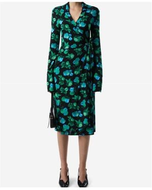 Coperni Logo Print Dress - Green