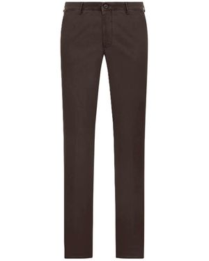 Incotex Casual Pants With Belt Loops - Brown