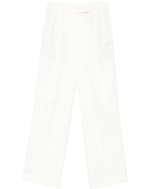 Rohe Pleated Wool-Blend Pants - White