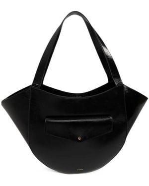 Wandler 'Hortensia' Slouch Tote - Black