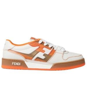 Fendi Match Sneakers - White