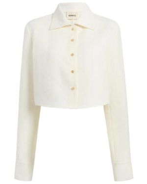 KHAITE Single-Breasted Lightweight Jacket - White