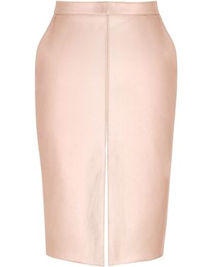 Saint Laurent Pencil Skirt - Pink