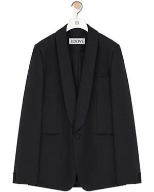 Loewe Shawl Lapel Blazer - Black