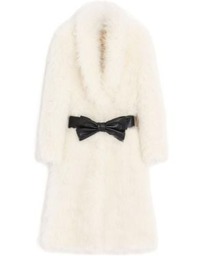 Valentino Long-Sleeved Coat - White