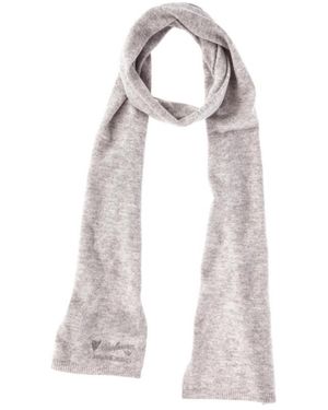 Armani Jeans Logo Knitted Scarf - White