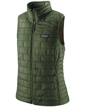 Patagonia High Collar Sleeveless Vest - Green