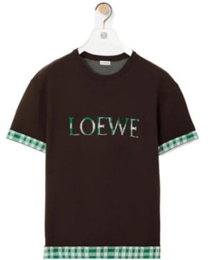 Loewe Wool And Cotton Blend T-Shirt - Multicolour