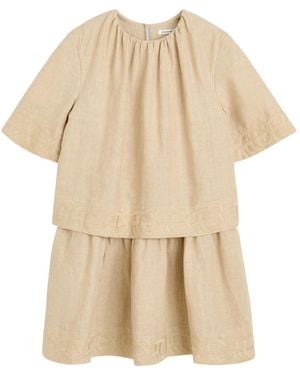 By Malene Birger Jania Linen Mini Dress - Natural