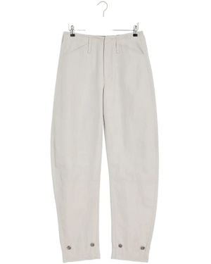 Lemaire Tapered Trousers - White