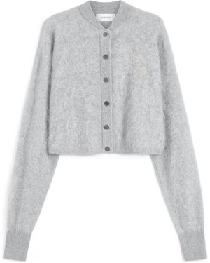 Sportmax Ercole Frontal-Buttons Cardigan - Grey