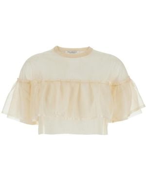 Philosophy Di Lorenzo Serafini Crpe Crop Top - Natural