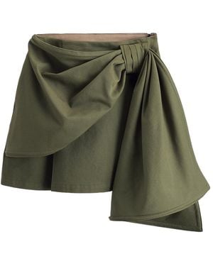 Dior Draped Miniskirt - Green