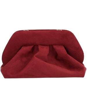 THEMOIRÈ Pleated Clutch Bag - Red