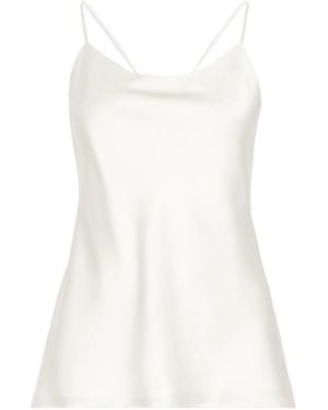 Max Mara Satin Top - White