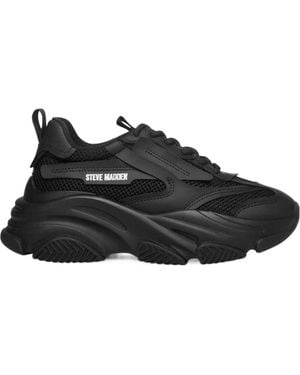 Steve Madden Possession Chunky Sneakers - Black