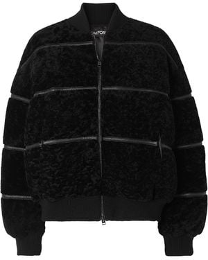 Tom Ford Quilted Wool Jacket - Black