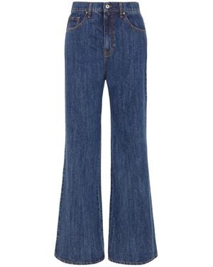 P.A.R.O.S.H. Five-Pocket Flared Jeans - Blue