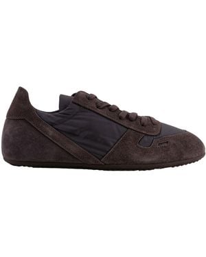 Rick Owens Panelled Low-Top Trainers - Brown