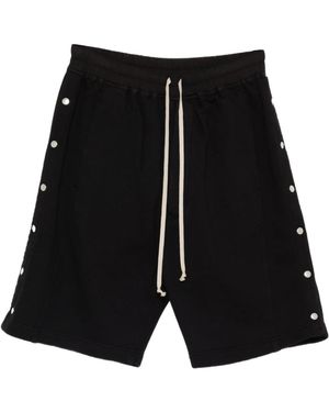 Rick Owens Wide Pusher Shorts - Black