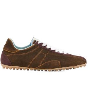 Maison Margiela Sprinters Sneakers Washed Suede - Brown