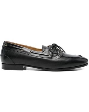 Bally Lace-Up Loafers - Black