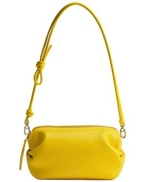 Dior Bow Pouch - Yellow