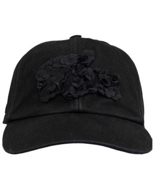 Lacoste X Lemari Floral-Appliqu Cap - Black