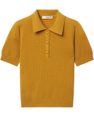 FRAME Short-Sleeved Polo Shirt - Yellow