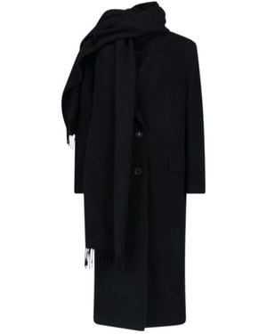 The Attico Long-Sleeved Coat - Black