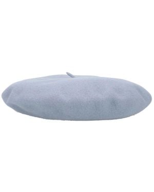 Borsalino Logo Beret - White