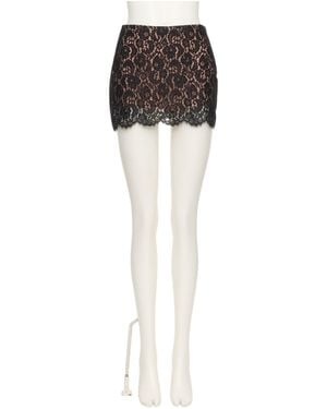 Valentino Zippered Skirt - Black