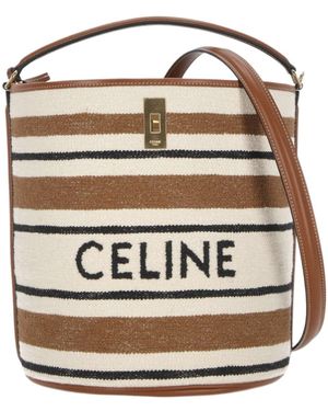 Celine Bucket 16 Bag - Natural