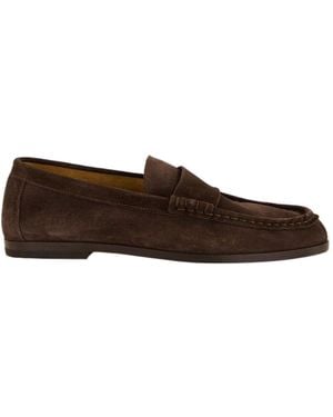 Common Projects Almond Toe Loafers - Brown