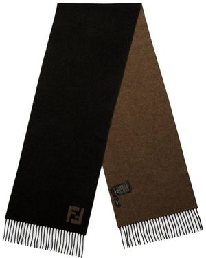 Fendi Ff Scarf Sn54 - White