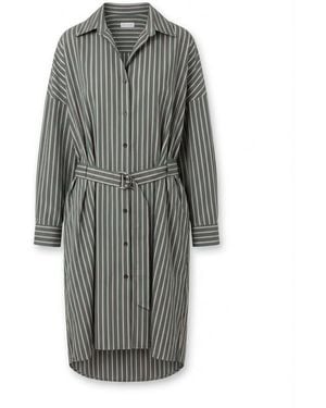 Dries Van Noten Striped Dress - Grey