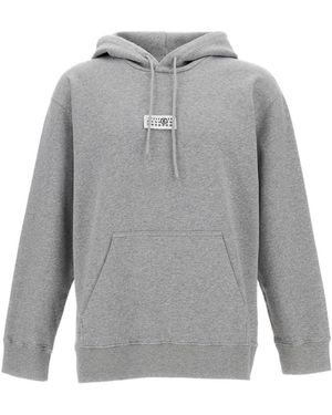 MM6 by Maison Margiela Drawstring Hoodie - Grey