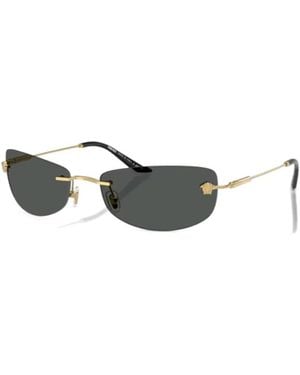 Versace Frameless Sunglasses - White