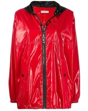 Givenchy Hooded Jacket - Red