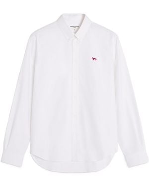 Maison Kitsuné Maison Kitsuné Profile Fox Regular Shirt - White