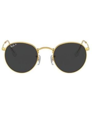 Ray-Ban Round Frame Polarised Sunglasses - Multicolour