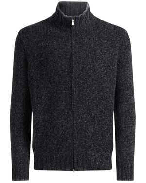 Gran Sasso Wool Cardigan - Blue