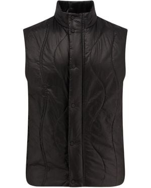 Herno Laminar Quilted Vest Jacket - Black
