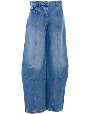 Patrizia Pepe Wide Leg Jeans - Blue