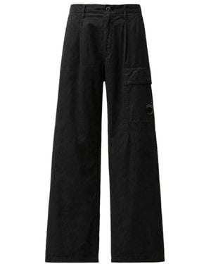C.P. Company Micro Reps Cargo Trousers - Black