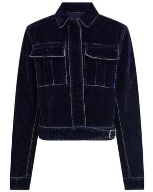Ferragamo Boxy Jacket - Blue