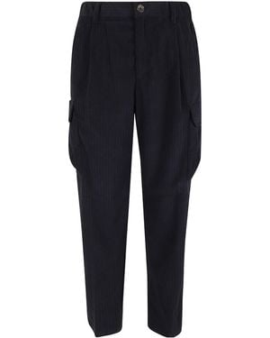 Herno Logo Casual Pants - Blue