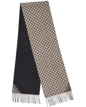 Prada Pattern Scarf - White
