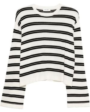 Soft Goat Crew Neck Long-Sleeved Knitwear - Black